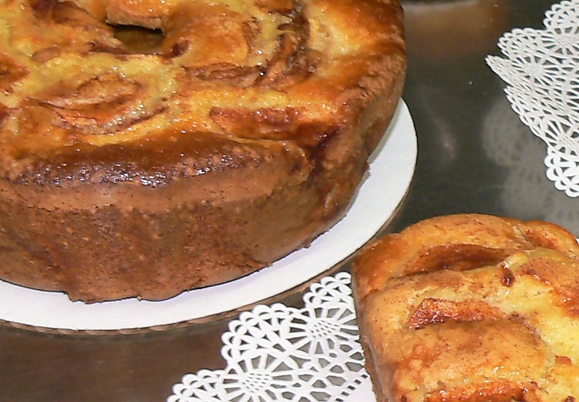 Grandma's Apple Cake - Makes two loaves