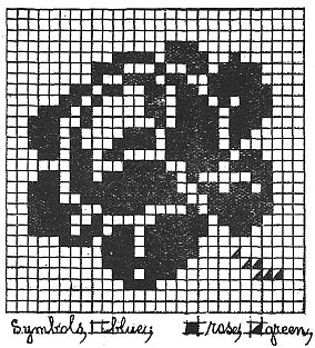 Vintage Rose Bead or Crossstitch Pattern--VLifestyle.org