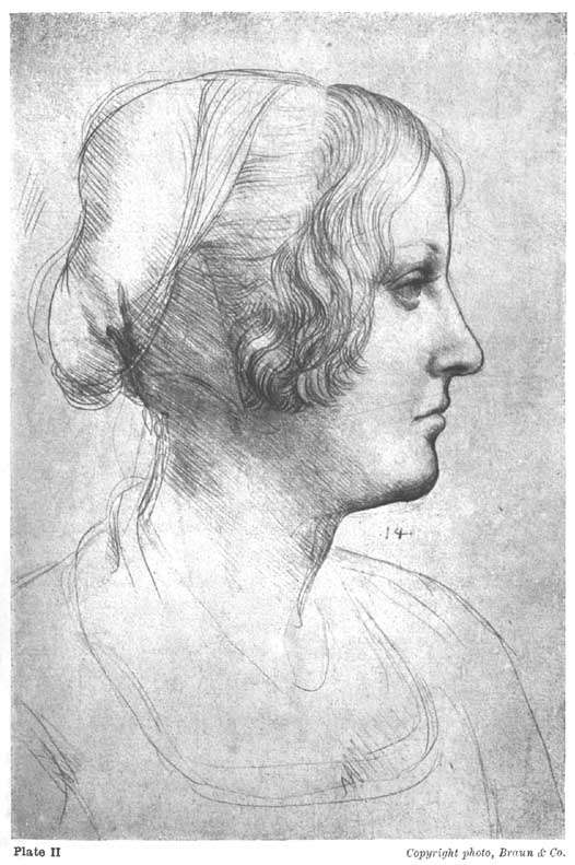 DRAWING BY LEONARDO DA VINCI FROM THE ROYAL COLLECTION AT WINDSOR